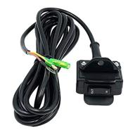ποΈ universal 12v winch rocker relay switch kit with mounting handlebar & 11.5ft control line - ideal for atv utv 4x4 vehicles like polaris, kfi, warn, and ramsey logo