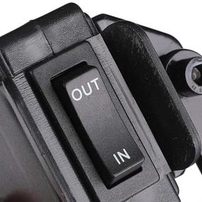 img 2 attached to 🏞️ Universal 12V Winch Rocker Relay Switch Kit with Mounting Handlebar & 11.5FT Control Line - Ideal for ATV UTV 4x4 Vehicles like Polaris, KFI, WARN, and Ramsey