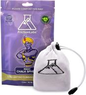 frictionlabs magic chalk ball 2.2 oz - premium chalk for rock climbing, weight lifting, gymnastics, bowling, crossfit - mess-free gym chalk with refillable sock - no fillers or artificial drying agents - enhance your performance logo