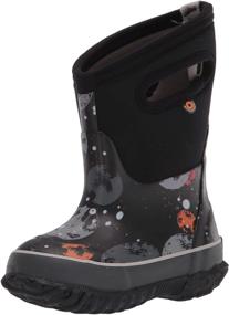 img 4 attached to 👧 Kids Classic High Waterproof Insulated Rubber Neoprene Rain Boot from BOGS