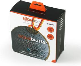 img 1 attached to BOOMPODS AQUABLASTER: Waterproof Bluetooth Speaker w/ Amazon Alexa, Hi-Quality Sound - Enjoy Shower, Pool, Beach (Green/Orange)