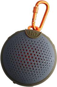 img 4 attached to BOOMPODS AQUABLASTER: Waterproof Bluetooth Speaker w/ Amazon Alexa, Hi-Quality Sound - Enjoy Shower, Pool, Beach (Green/Orange)