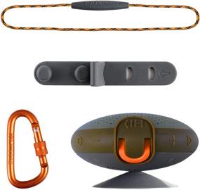 img 3 attached to BOOMPODS AQUABLASTER: Waterproof Bluetooth Speaker w/ Amazon Alexa, Hi-Quality Sound - Enjoy Shower, Pool, Beach (Green/Orange)