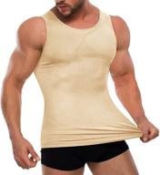 💪 enhance your physique with ifkodei compression shapewear sleeveless undershirt – perfect for men's clothing logo