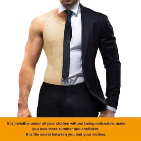 img 1 attached to 💪 Enhance Your Physique with IFKODEI Compression Shapewear Sleeveless Undershirt – Perfect for Men's Clothing