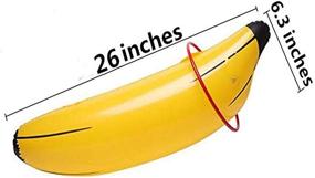 img 3 attached to 🍌 Bachelorette Party Games: ANDRIMAX Inflatable Banana Ring Toss Set, Must-Have Bridal Shower Decorations and Supplies