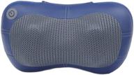 🔋 cordless body and neck massager pillow - infinity shiatsu, rechargeable, wireless, blue - back & neck pillow for men and women, massaging pillow for him and her - ideal gifts logo