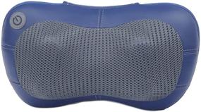 img 4 attached to 🔋 Cordless Body and Neck Massager Pillow - Infinity Shiatsu, Rechargeable, Wireless, Blue - Back & Neck Pillow for Men and Women, Massaging Pillow for Him and Her - Ideal Gifts