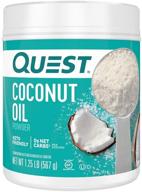 🥥 кокосовый порошок quest nutrition: долгосрочное использование 56 порций для оптимального здоровья, 560 г, 1,25 фунта логотип