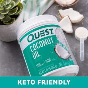 img 2 attached to 🥥 Quest Nutrition Coconut Oil Powder: Long-Lasting 56 Servings for Optimal Health, 560g, 1.25lb