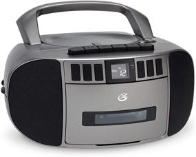 img 4 attached to GPX BCA209S: Portable CD and Cassette Player Boombox in Sleek Silver/Gray Design