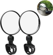 🔍 enhance cyclist safety with adjustable handlebar bike mirrors - 1 pair logo