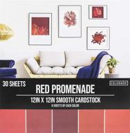 🔴 colorbok 73473b smooth cardstock paper pad red promenade: high-quality 12x12 scrapbook/cardmaking paper logo