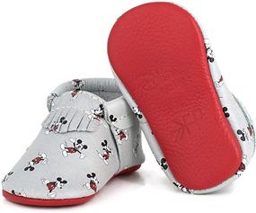 img 4 attached to 👞 Stylish and Comfortable Freshly Picked Leather Moccasins: Boys' Slipper Shoes