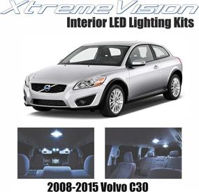 img 4 attached to 🚗 Volvo C30 2008-2015 XtremeVision LED комплект интерьера (8 штук) – прохладно-белый + инструмент для установки.