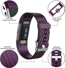 img 2 attached to Fondenn Compatible Adjustable Replacement Wristband Wellness & Relaxation for App-Enabled Activity Trackers