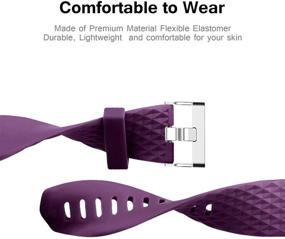 img 1 attached to Fondenn Compatible Adjustable Replacement Wristband Wellness & Relaxation for App-Enabled Activity Trackers