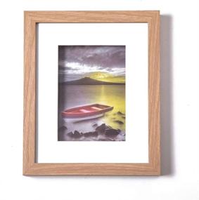 img 4 attached to 🖼️ Muzilife 8x10 Oak Shadow Box Frame: Elegant Display Case for 3D Pictures with Glass Cover – Perfect for Wall-Hanging or Free-Standing Showcase