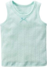 img 1 attached to Cotton Undershirts Camisole Sleeveless T Shirt Girls' Clothing in Tops, Tees & Blouses