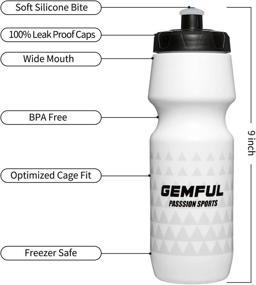 img 1 attached to GEMFUL Water Bottle Lightweight Bicycle