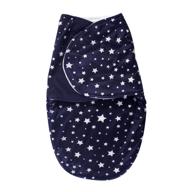 hudson baby unisex baby плюшевая пеленка в цвете navy star - 0-3 месяца: мягкая и уютная необходимость для новорожденных логотип