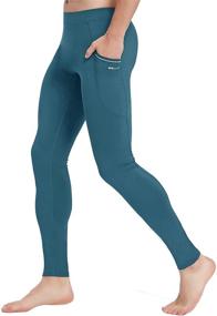 img 4 attached to Willit Leggings Pockets Training Workout Men's Clothing in Active