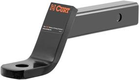 img 4 attached to 🚚 CURT 45060 Class 3 Trailer Hitch Ball Mount for 2-Inch Receiver, 7,500 lbs Capacity, 1-Inch Hole, 4-Inch Drop, 2-Inch Rise