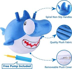 img 2 attached to 🦈 IPlay ILearn Inflatable Hammerhead Birthday: Perfect Party Fun!