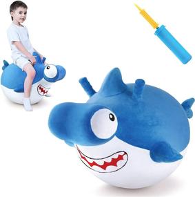 img 4 attached to 🦈 IPlay ILearn Inflatable Hammerhead Birthday: Perfect Party Fun!