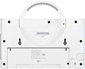 img 2 attached to 🚿 Переносное радио Sangean H201 с AM/FM/Weather Alert и водонепроницаемой цифровой настройкой белого цвета - Никогда не пропускайте ритм, даже в душе!