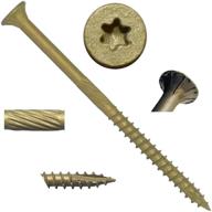 enhanced durability: bronze coated exterior screws for heavy-duty projects logo