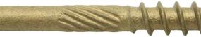 img 1 attached to Enhanced Durability: Bronze Coated Exterior Screws for Heavy-duty Projects