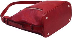 img 1 attached to Floto Sardinia Leather Convertible Crossbody Women's Handbags & Wallets for Shoulder Bags