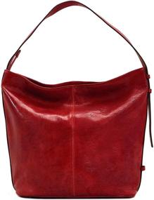 img 3 attached to Floto Sardinia Leather Convertible Crossbody Women's Handbags & Wallets for Shoulder Bags