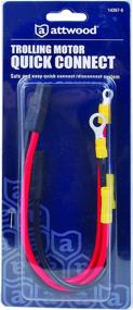 img 1 attached to Attwood 14367-6 Heavy-Duty Trolling Motor Quick Connectors - 2-Wire 10-Gauge (Set of 2)