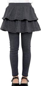 img 4 attached to Cotton Footless Tights for Girls: KEREDA Leggings – Stylish and Comfortable Girls' Clothing