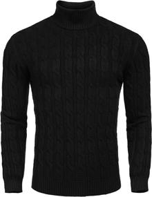 img 3 attached to Tinkwell Turtleneck Knitted Clearance Swearter Sports & Fitness and Cycling