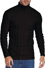img 4 attached to Tinkwell Turtleneck Knitted Clearance Swearter Sports & Fitness and Cycling