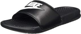img 1 attached to Nike Benassi Slide Sandal Black Men's Shoes for Athletic