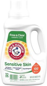 img 3 attached to 🧺 32-Load Arm & Hammer Sensitive Skin Free & Clear Liquid Laundry Detergent