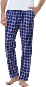 img 4 attached to 👖 Comfortable Aiboria Pajama Lounge Bottoms with Pockets for Men - Stylish & Cozy Men's Clothing