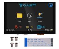 raspberry pi compatible bigtreetech upgrade pitft50 v2.0 graphic smart display with dsi interface 5-inch lcd touch screen logo