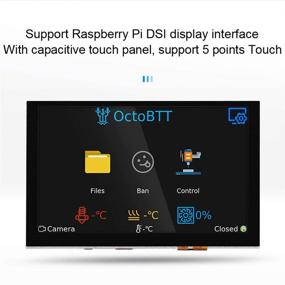 img 3 attached to Raspberry Pi Compatible BIGTREETECH Upgrade PITFT50 V2.0 Graphic Smart Display with DSI Interface 5-inch LCD Touch Screen
