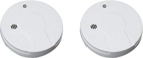 img 1 attached to 🔥 Kidde i9050 Smoke Detector Alarm - Battery Operated (Pack of 2) for Ultimate Home Safety