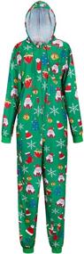 img 4 attached to Grebrafan Christmas Pajamas Family Onesie