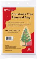 efficient vicmore christmas tree removal bag 🎄 - convenient storage & disposal for 9-ft tall trees logo