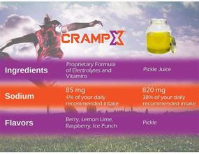 img 3 attached to 🥊 CrampX Muscle Cramp Relief Drink: Fast-Acting Defense Against Hand, Leg, and Foot Cramps, Gluten Free Formula - Ice Punch 8oz (Pack of 4)