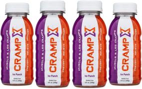 img 4 attached to 🥊 CrampX Muscle Cramp Relief Drink: Fast-Acting Defense Against Hand, Leg, and Foot Cramps, Gluten Free Formula - Ice Punch 8oz (Pack of 4)