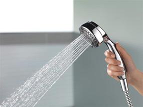 img 3 attached to 🚿 Enhance Your Shower Experience with the Delta Faucet 7-Spray Touch-Clean Hand Held Shower Head in Chrome 75700