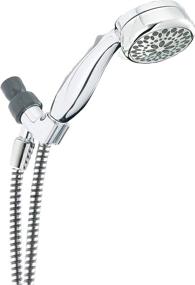 img 4 attached to 🚿 Enhance Your Shower Experience with the Delta Faucet 7-Spray Touch-Clean Hand Held Shower Head in Chrome 75700